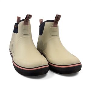 Grundens Women's Deck Boss 6" Ankle Boot Fog 60011 Plain Toe Non-Insulated Sz. 8